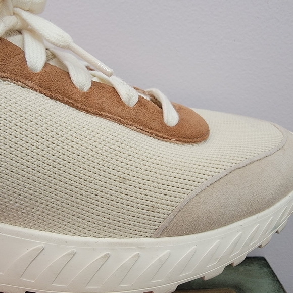 Sam Edelman Stokton Slip On Sherpa Lined Cream/Brown/Gray Size 7 Made In Italy - Picture 9 of 9